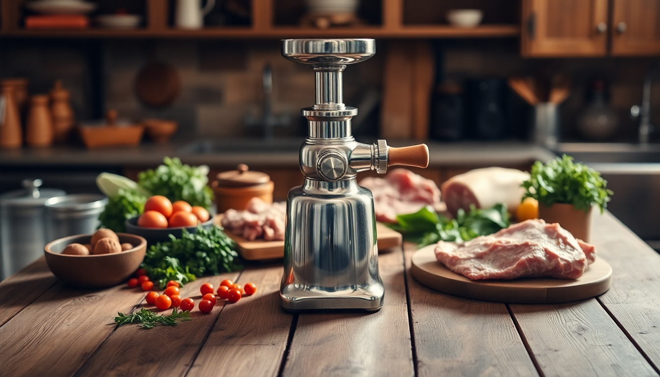 Unlock the Power of Homemade: Discover the Versatility of a Manual Meat Grinder Mixer from goldendeals.shop