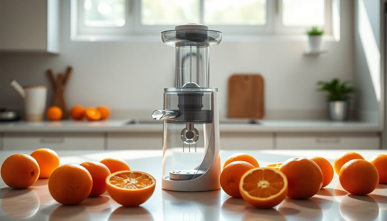 Unleash the Power of Citrus: Discover the Food Plastic Manual Juicer Cup Orange Juicer at goldendeals.shop