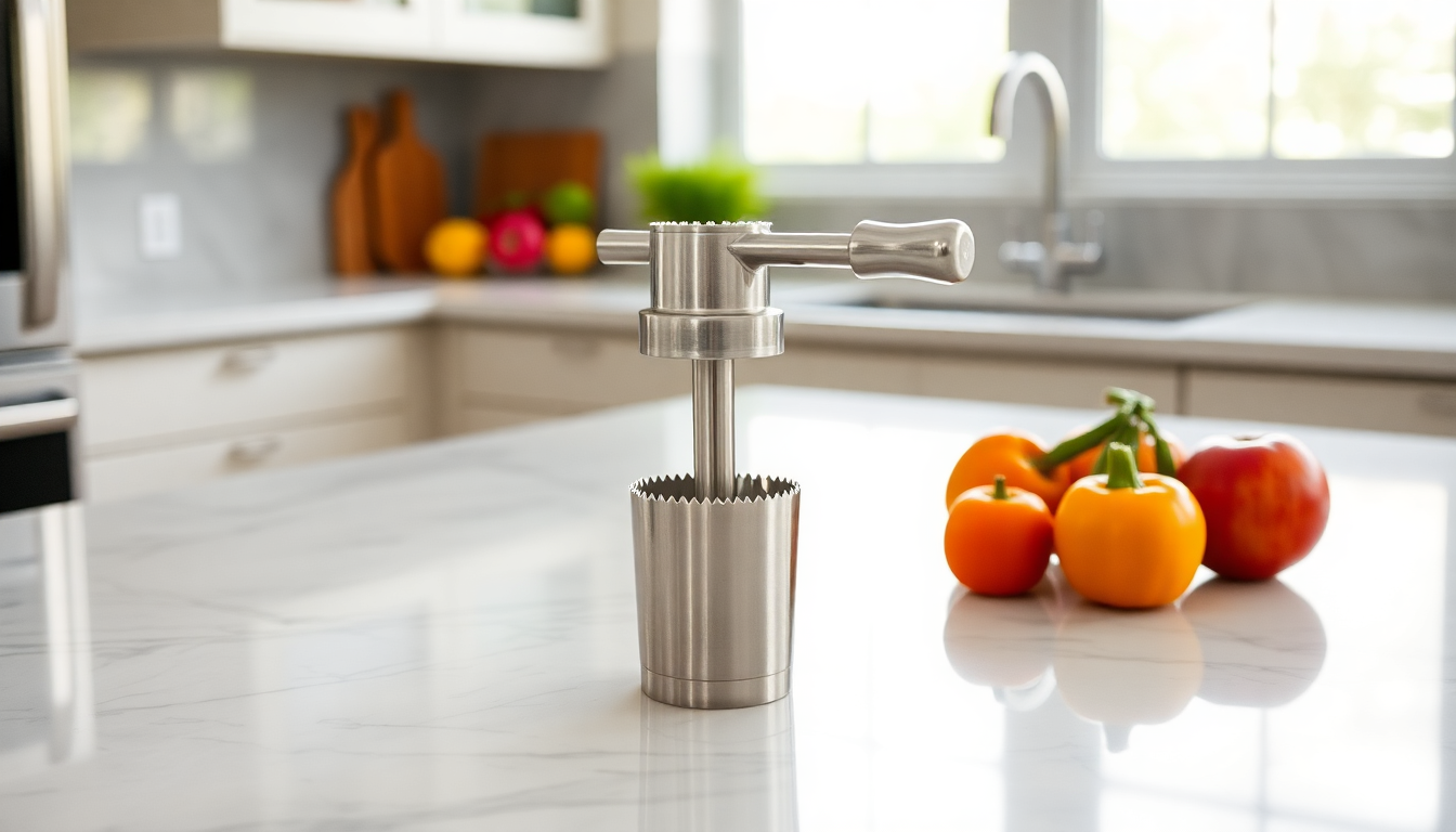 Discover the Versatility of the Sawtooth Household Kitchen Tool: Your Hand-Cranked Fruit and Vegetable Masher from goldendeals.shop