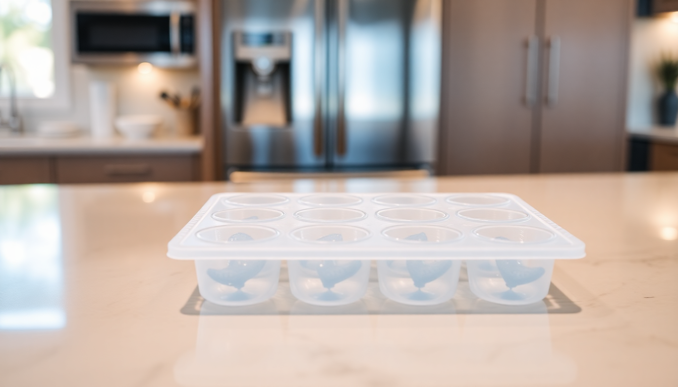 Elevate Your Beverages with the Silicone Ice Tray Ice Box from goldendeals.shop