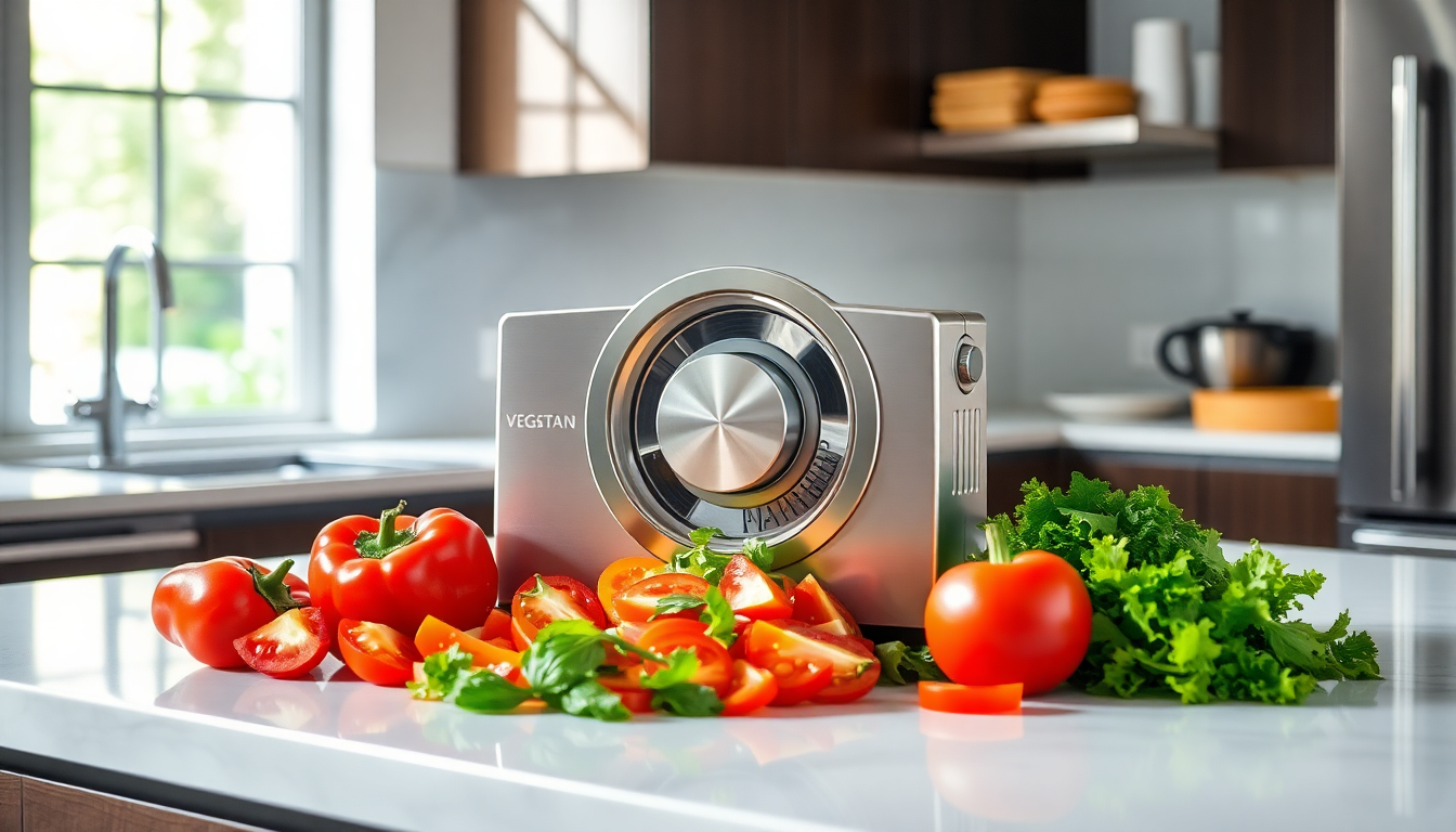 Kachu Large Diameter Automatic Vegetable Cutter Kitchen Slicer: The Ultimate Kitchen Companion at goldendeals.shop