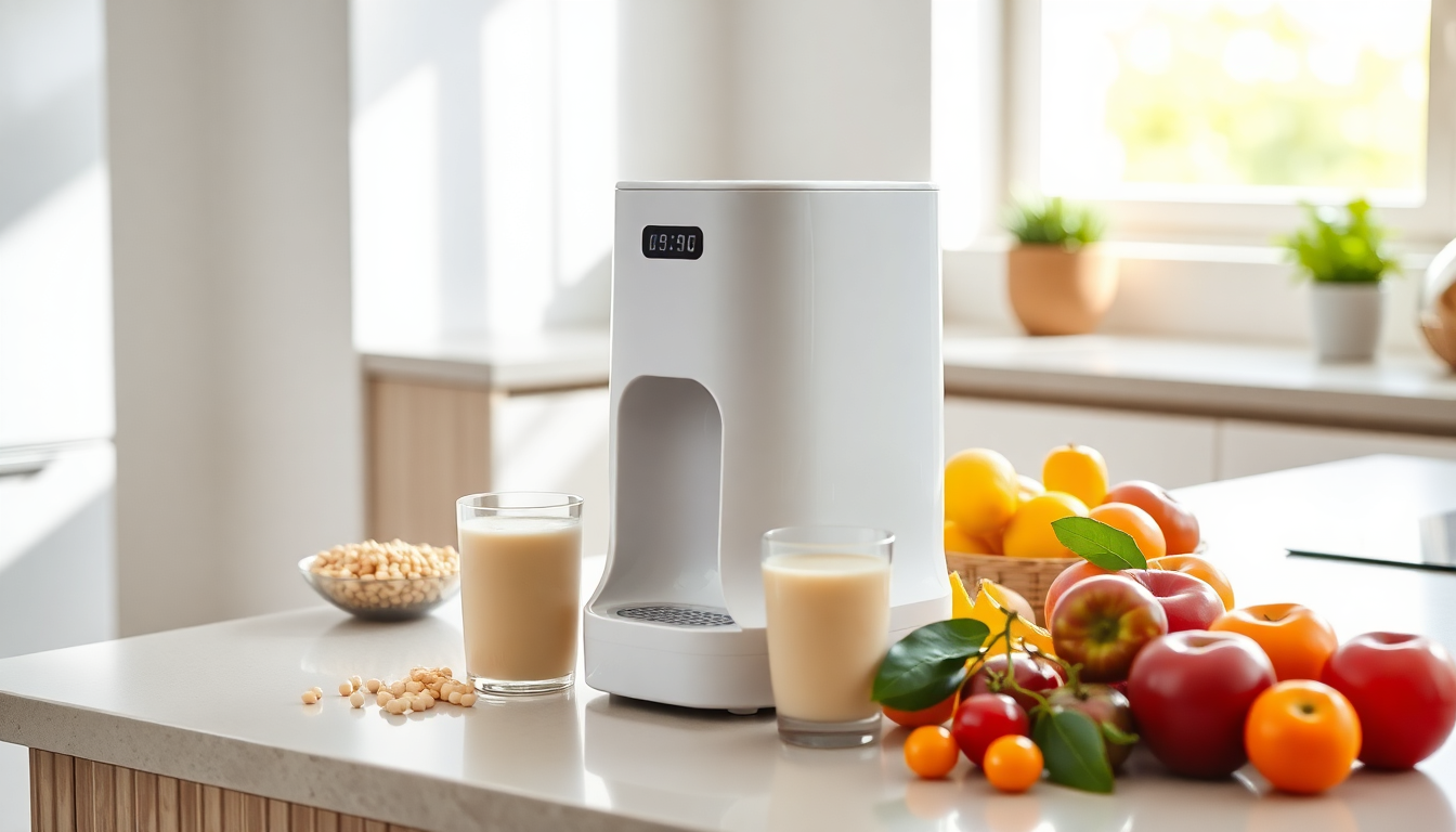 Unlock the Power of Homemade Soy Milk with the 600ml Mini Soybean Milk Machine from goldendeals.shop