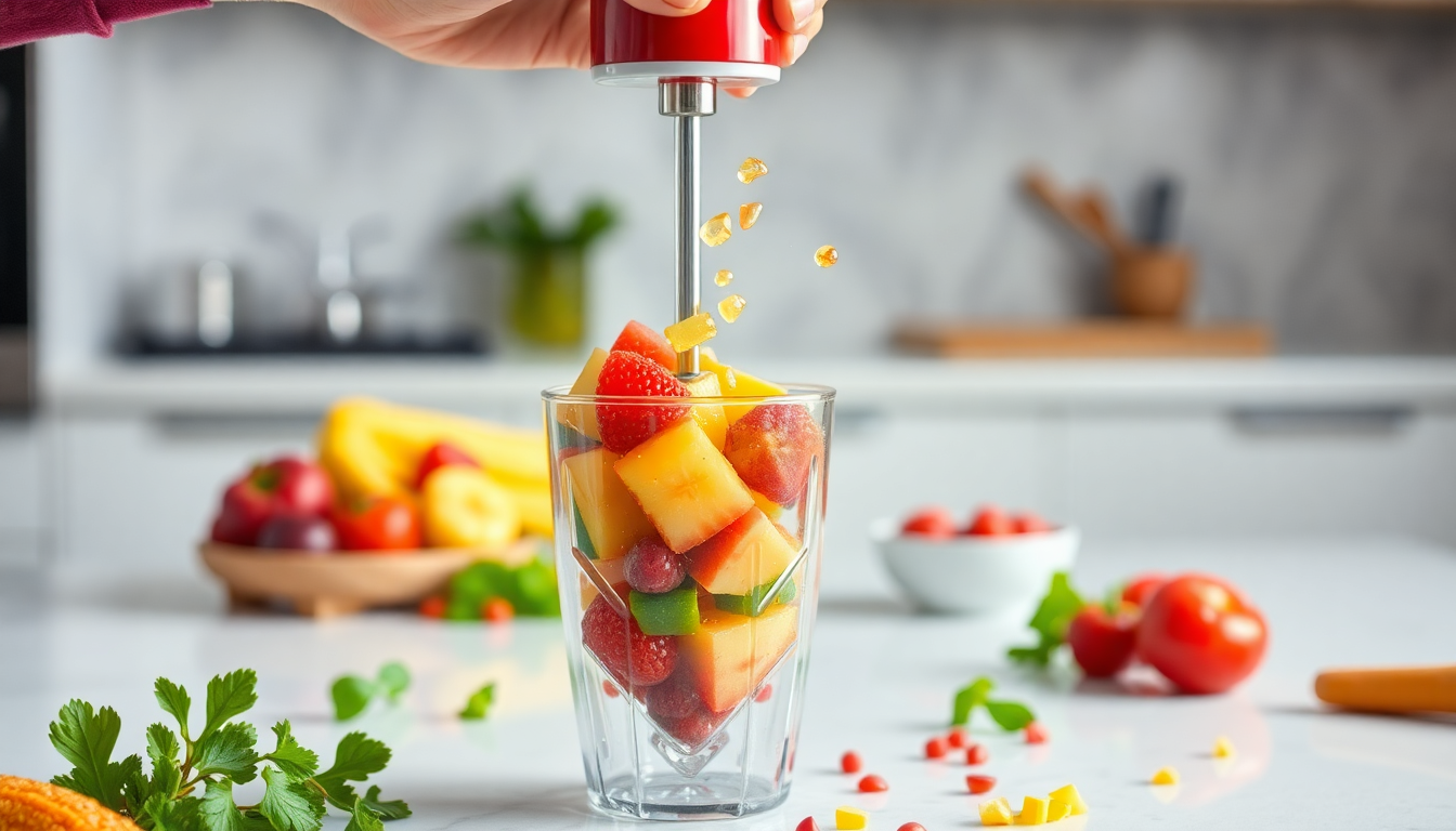 Unleash Your Culinary Creativity with the Mighty Hand Shake Fruit Cup Blender from goldendeals.shop