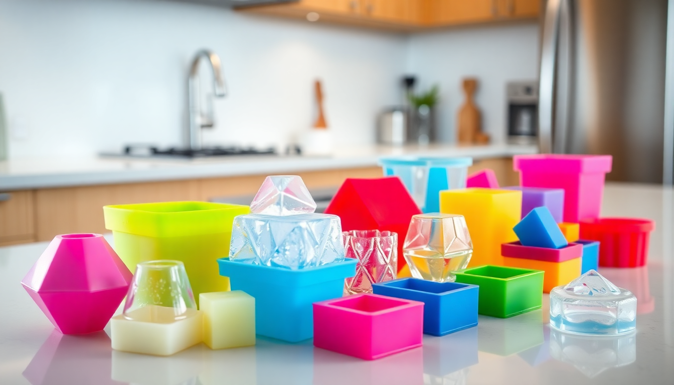 Elevate Your Drinks and Desserts with Stylish Ice Molds from goldendeals.shop