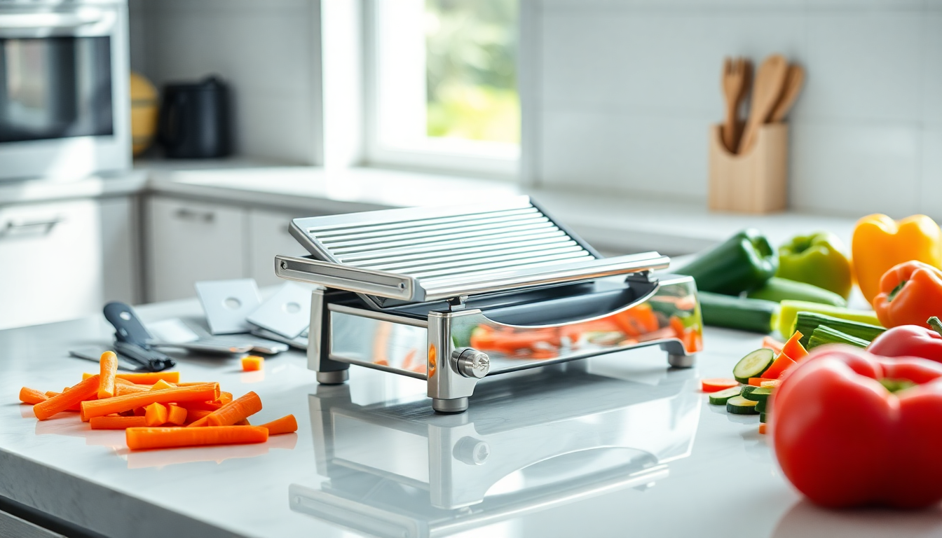 Elevate Your Culinary Creations with the Versatile Vegetable Cutter Round Mandoline Slicer Grater from goldendeals.shop