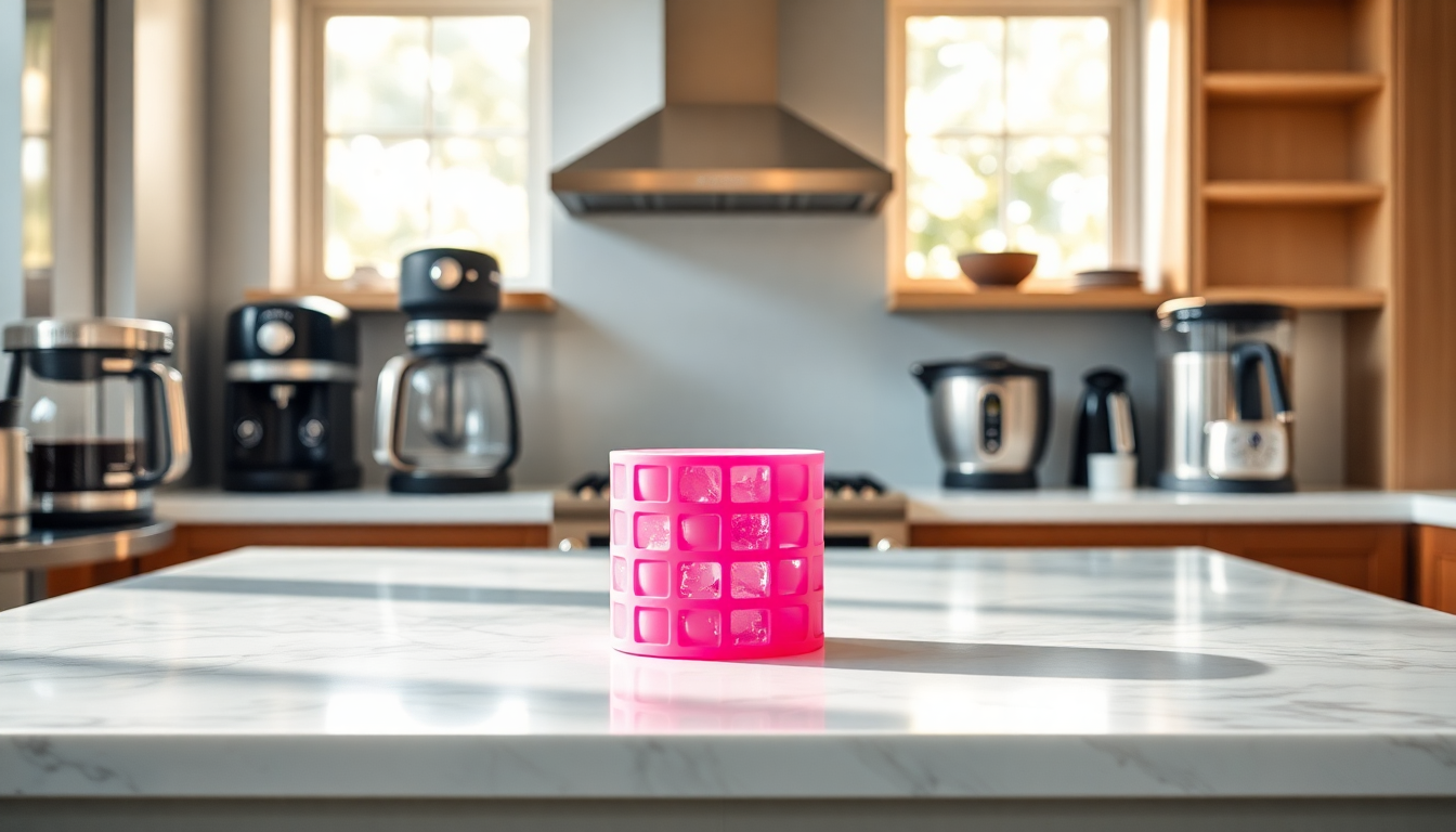 Elevate Your Beverages and Culinary Creations with the Silicone Household Cylinder Ice Cube Mold from goldendeals.shop