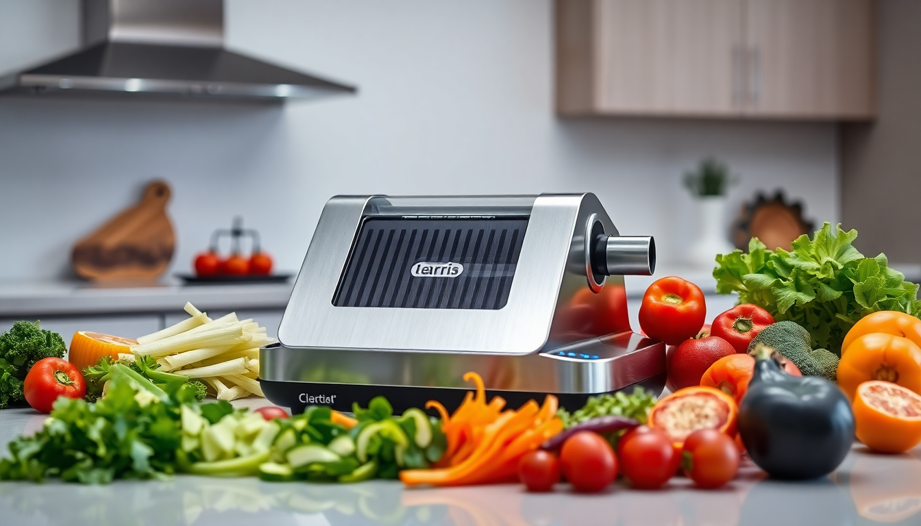 Revolutionize Your Kitchen with the Multifunctional Electric Vegetable Cutting Slicer from goldendeals.shop