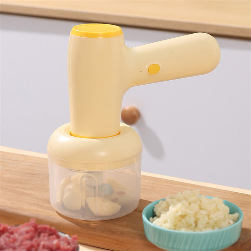 2 In 1 Electric Garlic Chopper USB Rechargeable Vegetable
