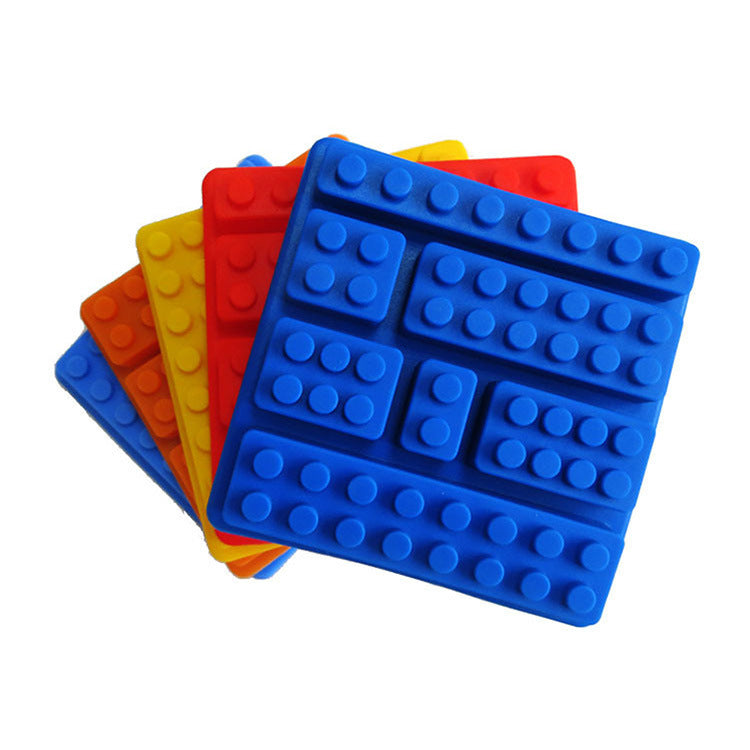Puzzle Silicone Building Block Ice Tray  Ice Mold Size Square Mold