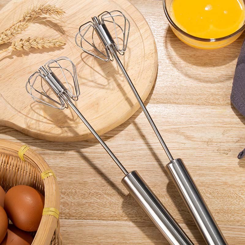 Stainless Steel Whisk Manual Mixer Kitchen Bar