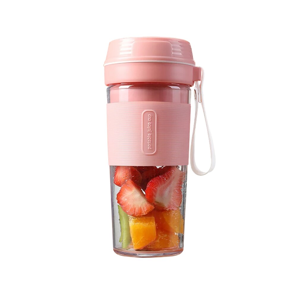 Portable Size USB Electric Fruit Juicer Handheld Mini Food Processor