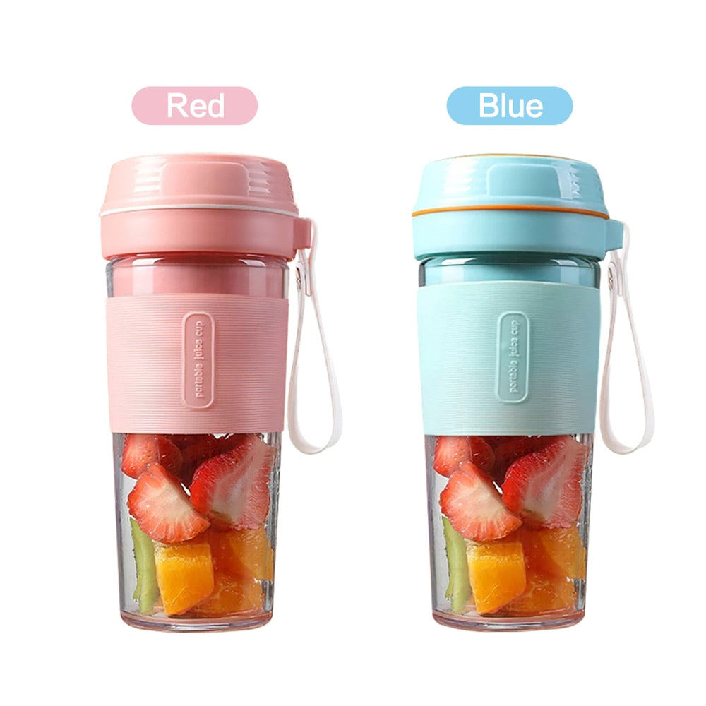 Portable Size USB Electric Fruit Juicer Handheld Mini Food Processor