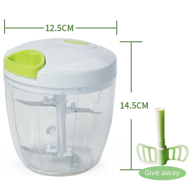 Powerful Meat Grinder Hand-power Shredders & Slicers Mixer Blender
