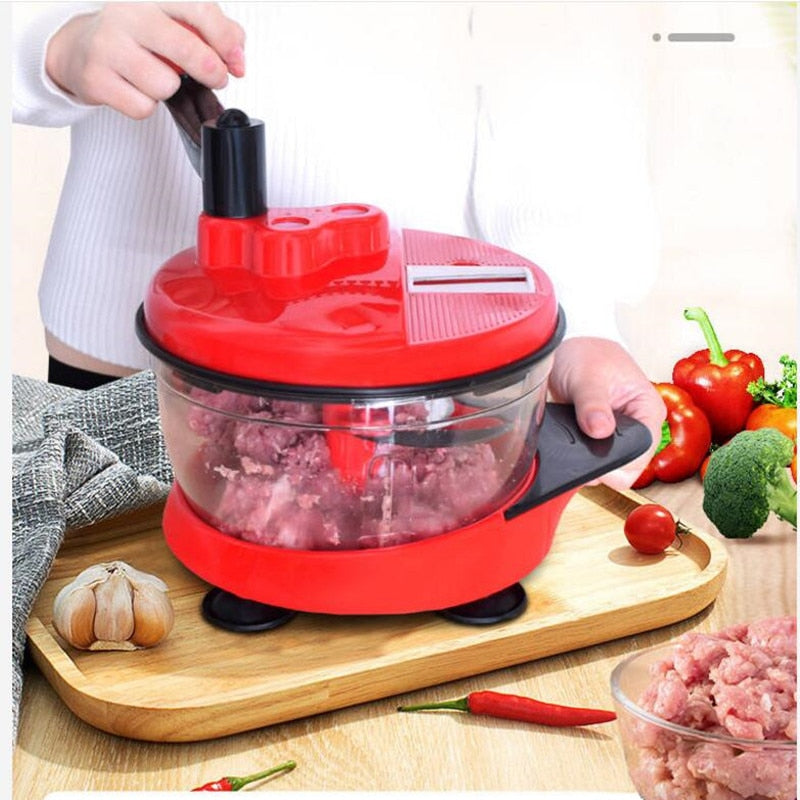 2L Kitchen Accessories Manual Food Vegetable Mixer Cutter